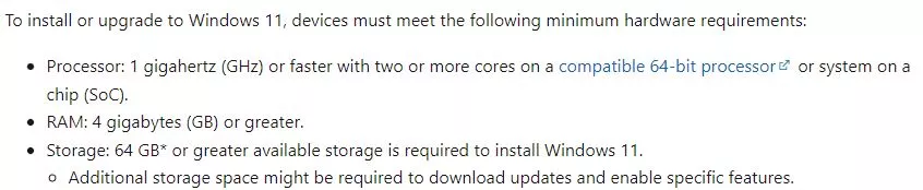 Requisitos Windows 11